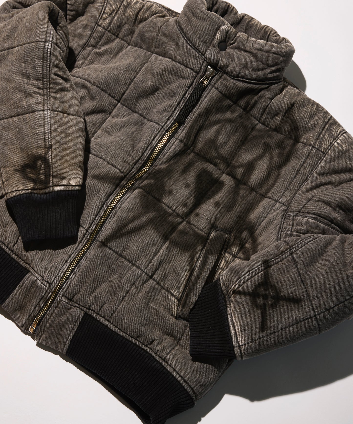 "QUANTO" HAND PAINTED QUILTED JACKET