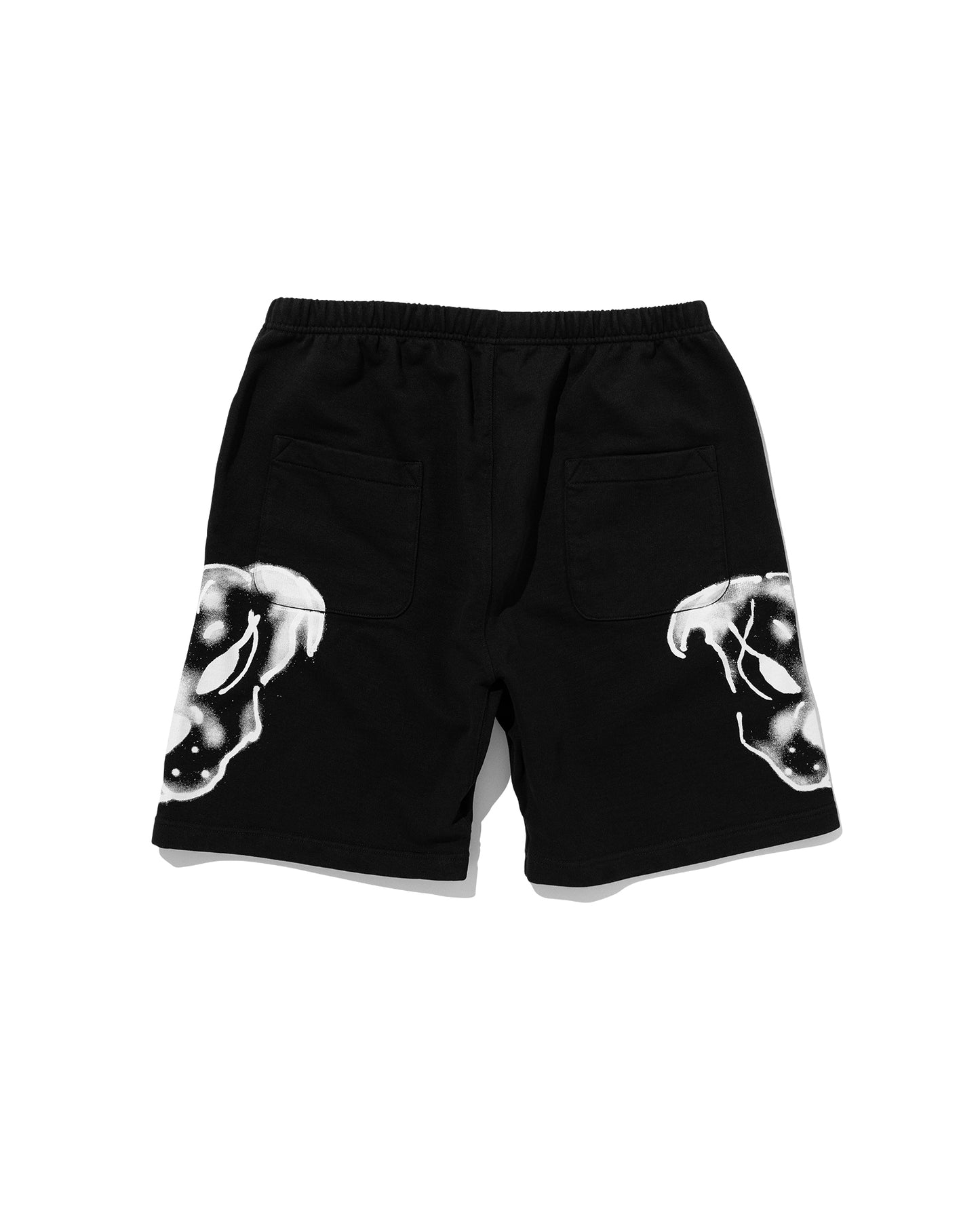 BLACK ROCKY SWEAT SHORTS