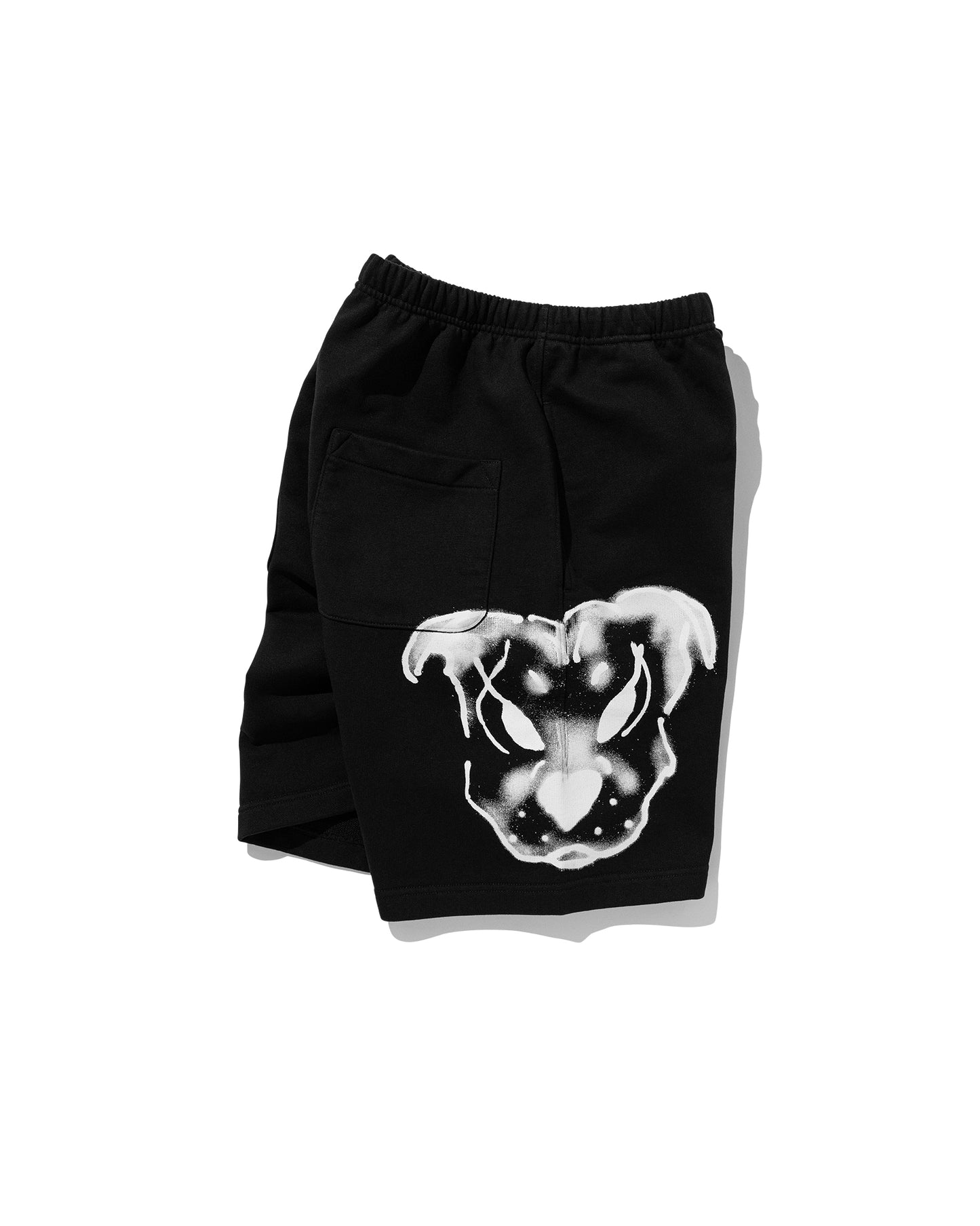 BLACK ROCKY SWEAT SHORTS