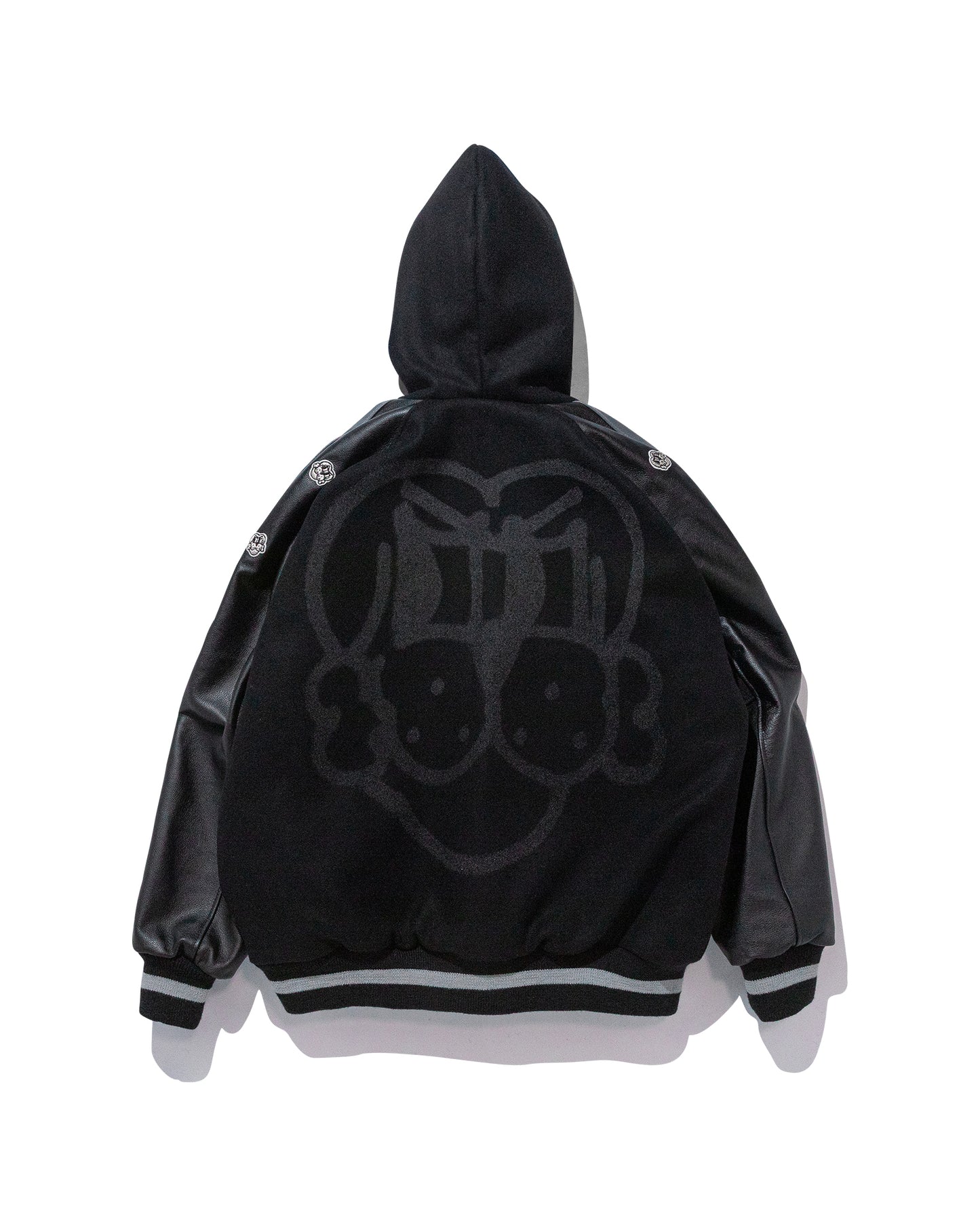 COIN VARSITY JACKET w/ GREY LEATHER