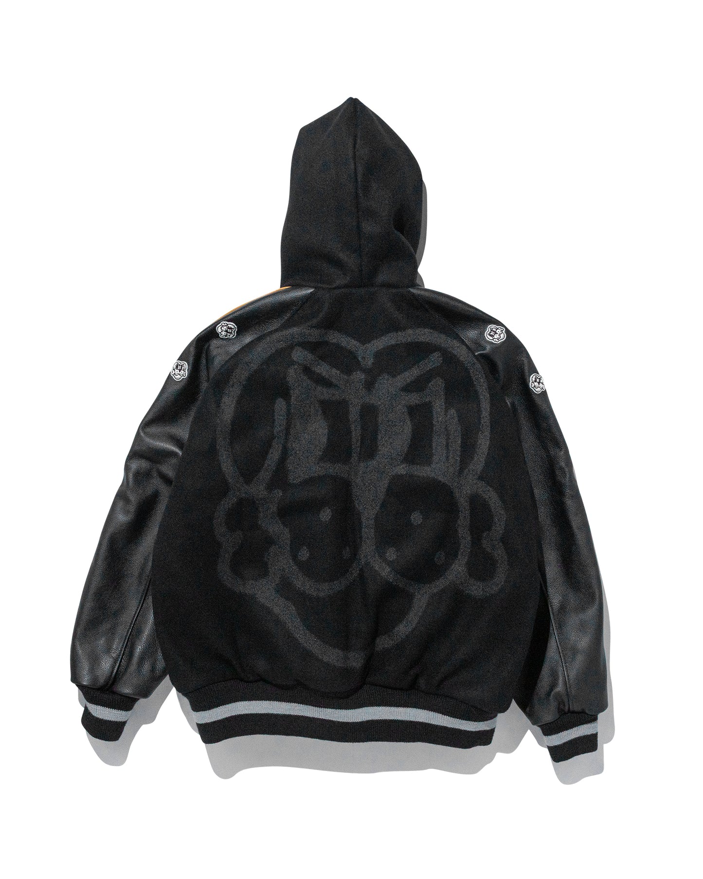 COIN VARSITY JACKET w/ GOLD LEATHER
