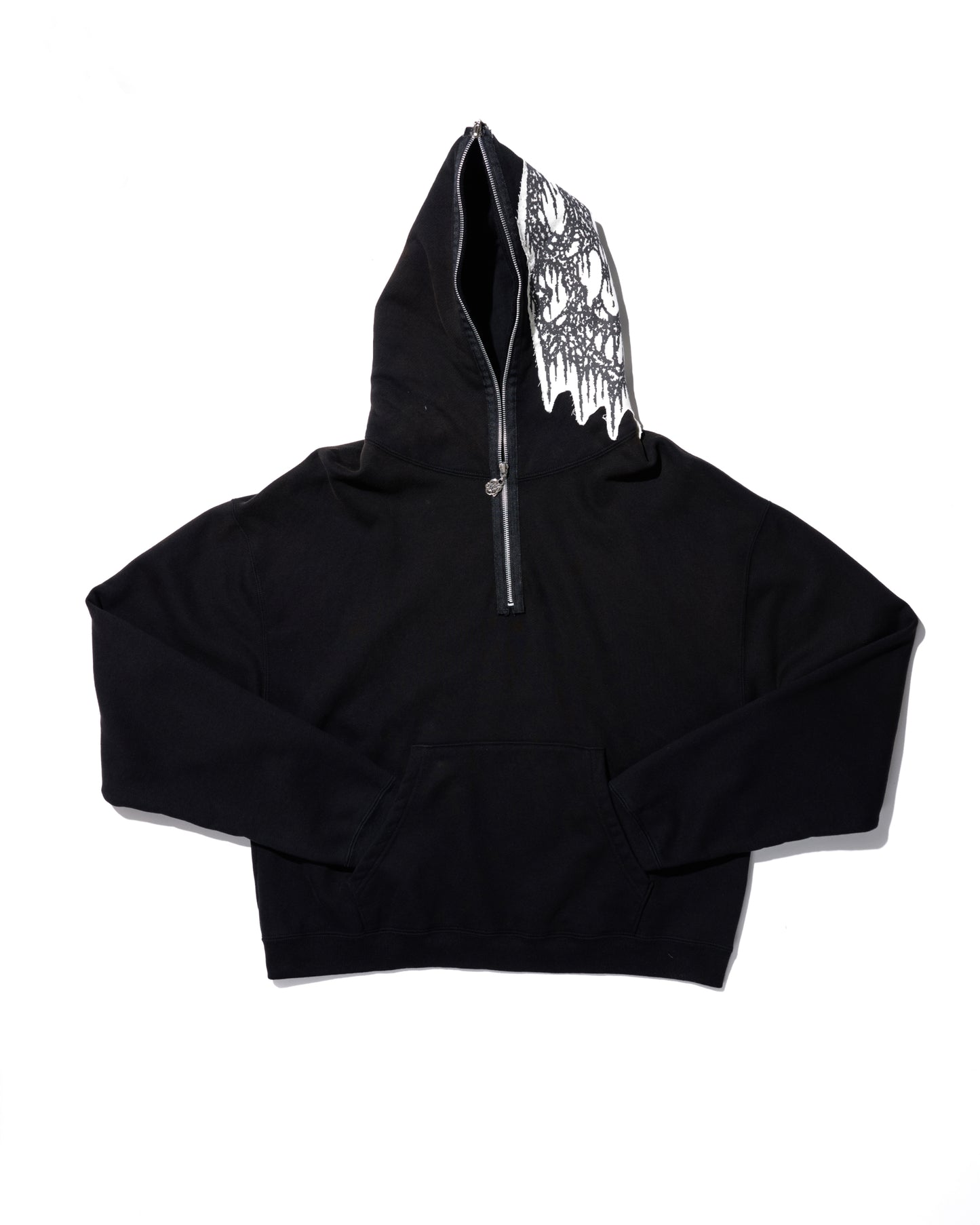 PUNK PATCH 1/4 ZIP PULLOVER HOODIE