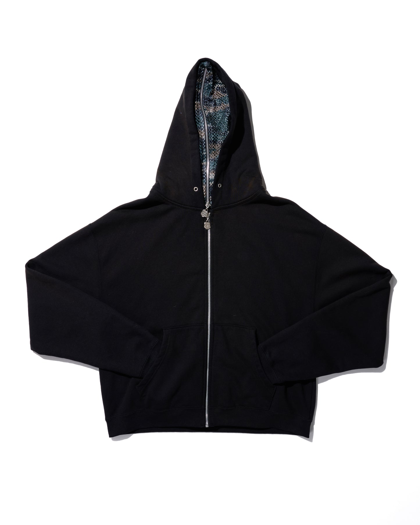 CAMO NO-FACE FULL ZIP HOODIE