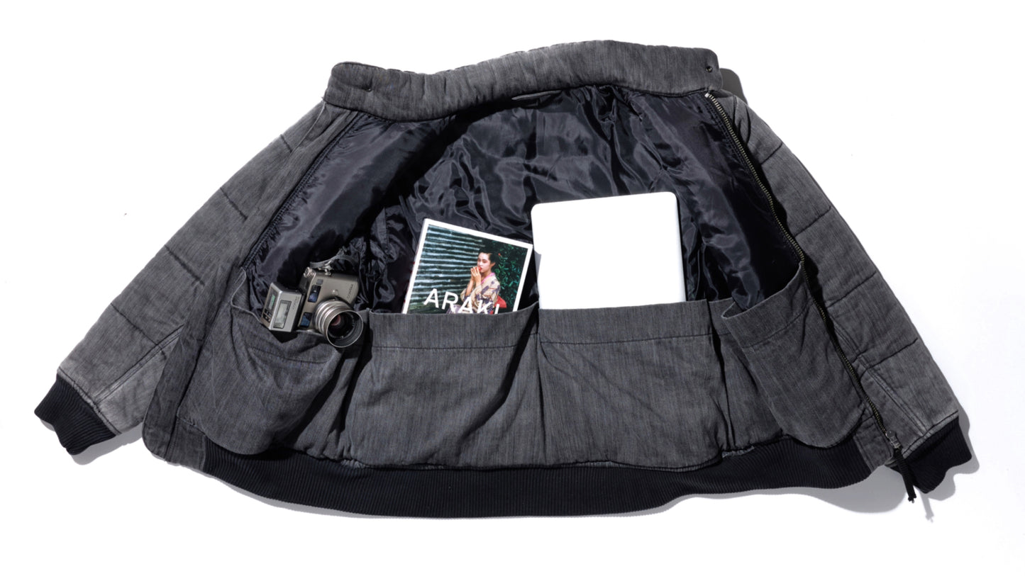 "QUANTO" HAND PAINTED QUILTED JACKET
