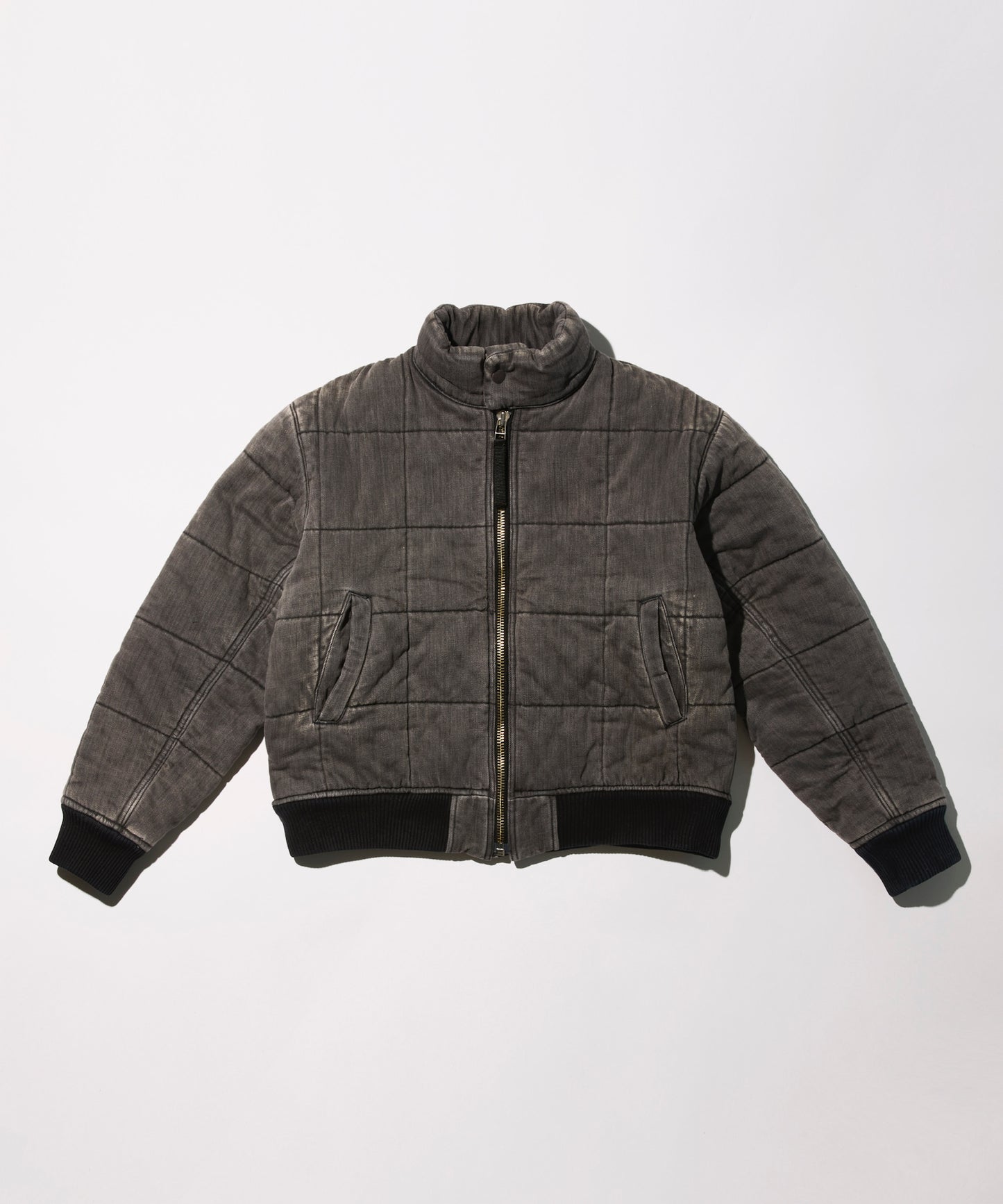 "FINESSE PUP" HAND PAINTED QUILTED JACKET