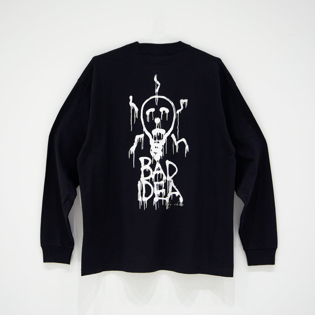 “WHITE OIL PAINT” BAD IDEA LONG SLEEVE