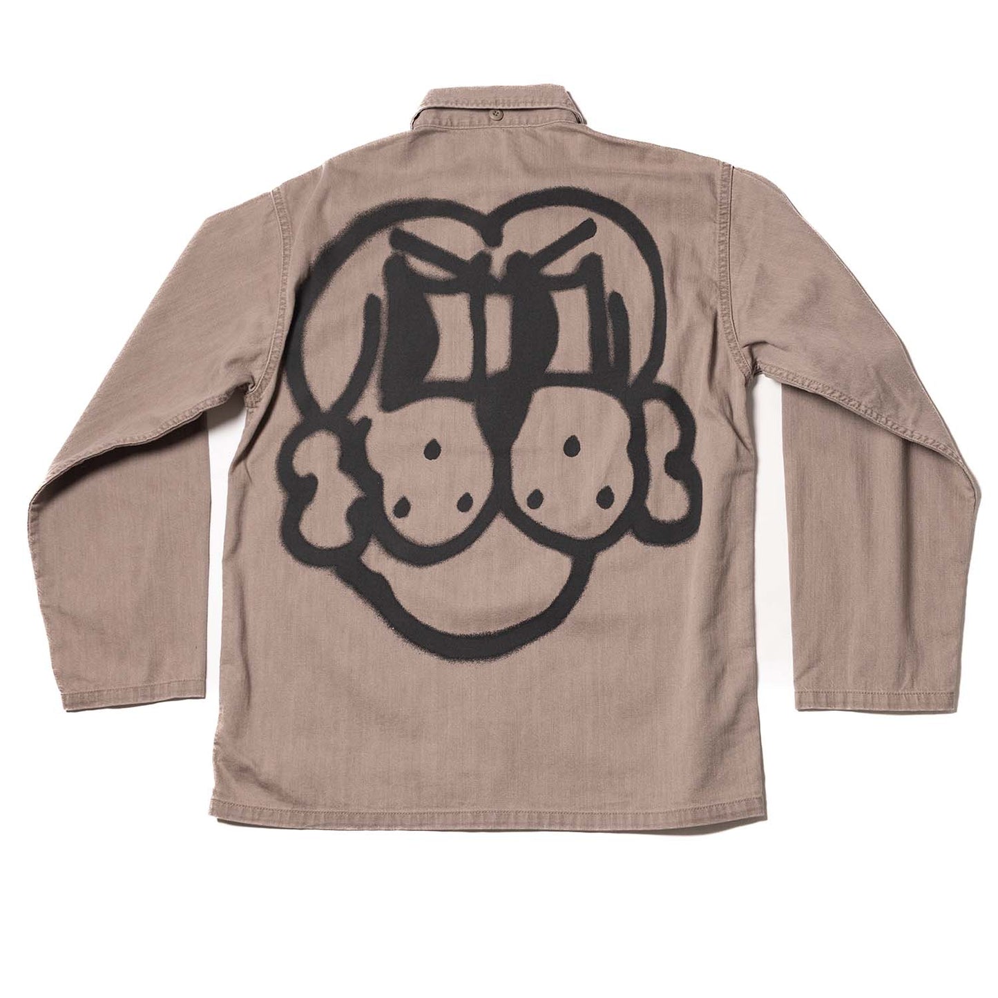 SOLDADO BUTTON DOWN SHIRT w/ DETACHABLE HOOD