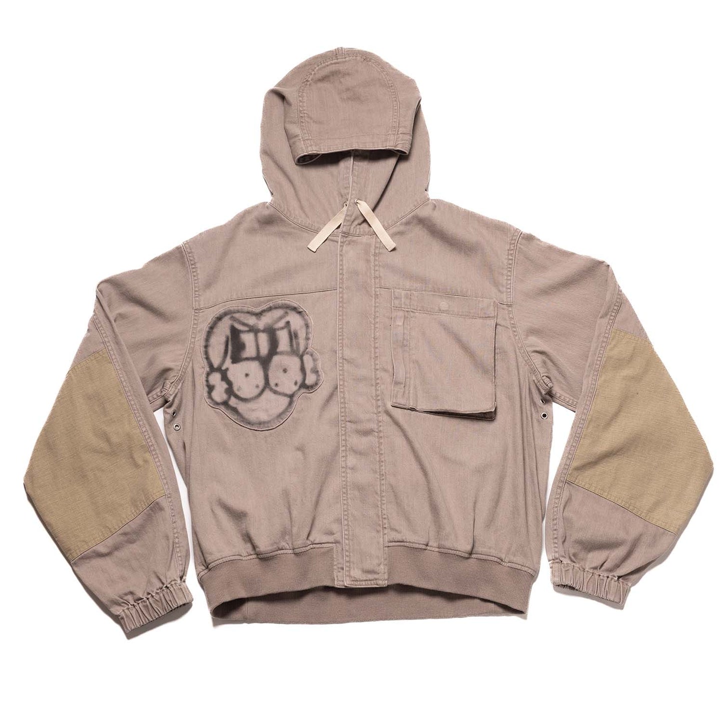 ASESINE HOODED LIGHT JACKET w/ REFLECTIVE FINESSE PUP