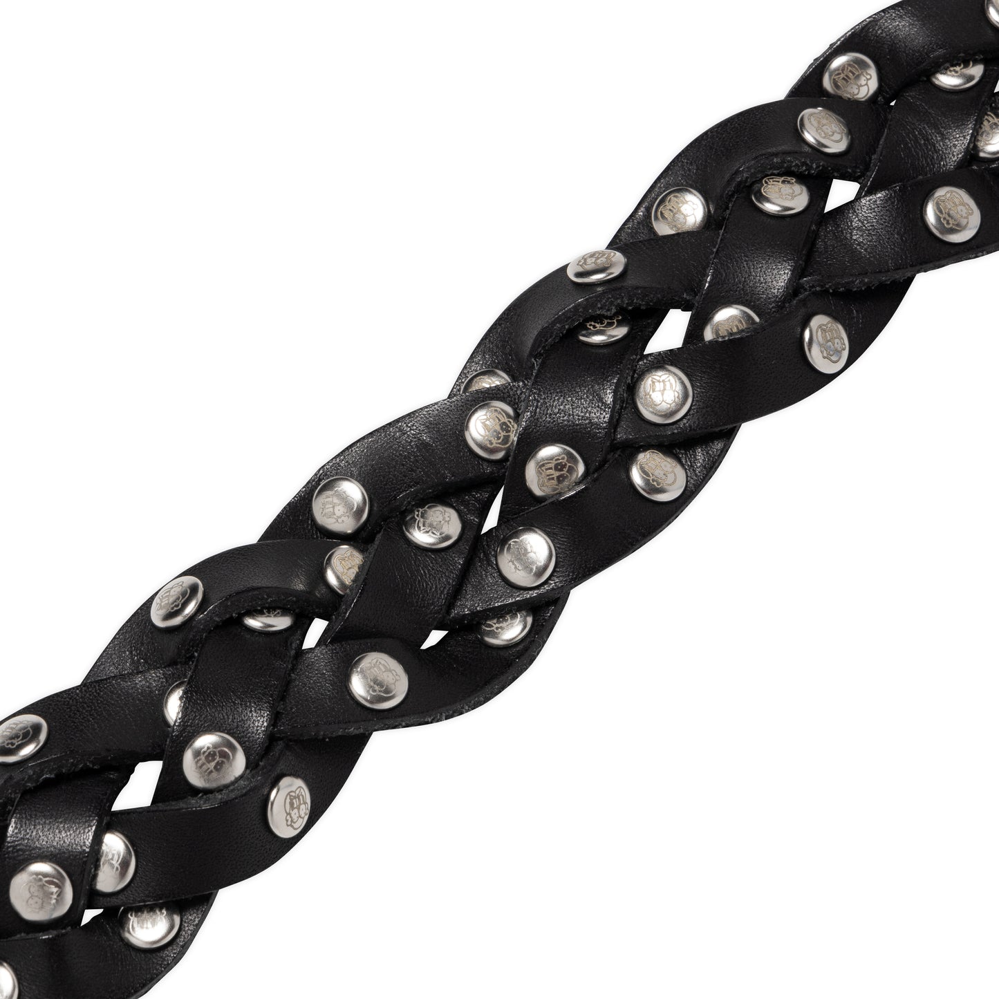 FINESSE PUP STUD BELT WOVEN