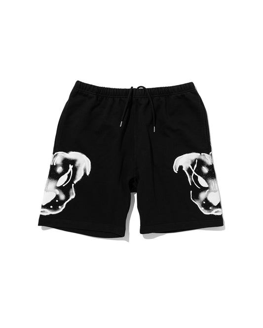 BLACK ROCKY SWEAT SHORTS