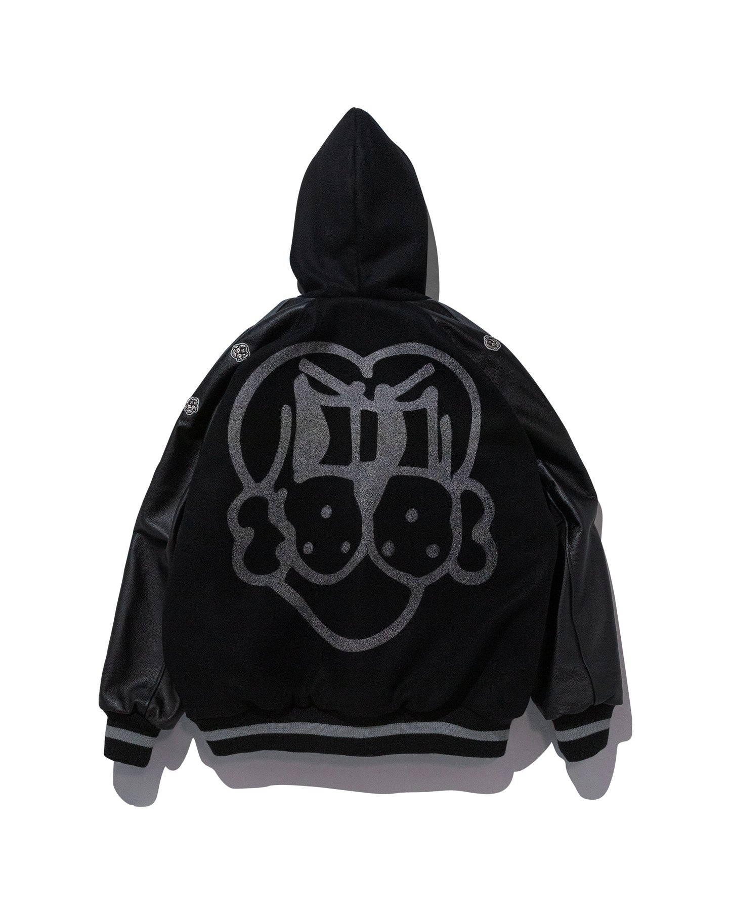 COIN VARSITY JACKET w/ GREY LEATHER