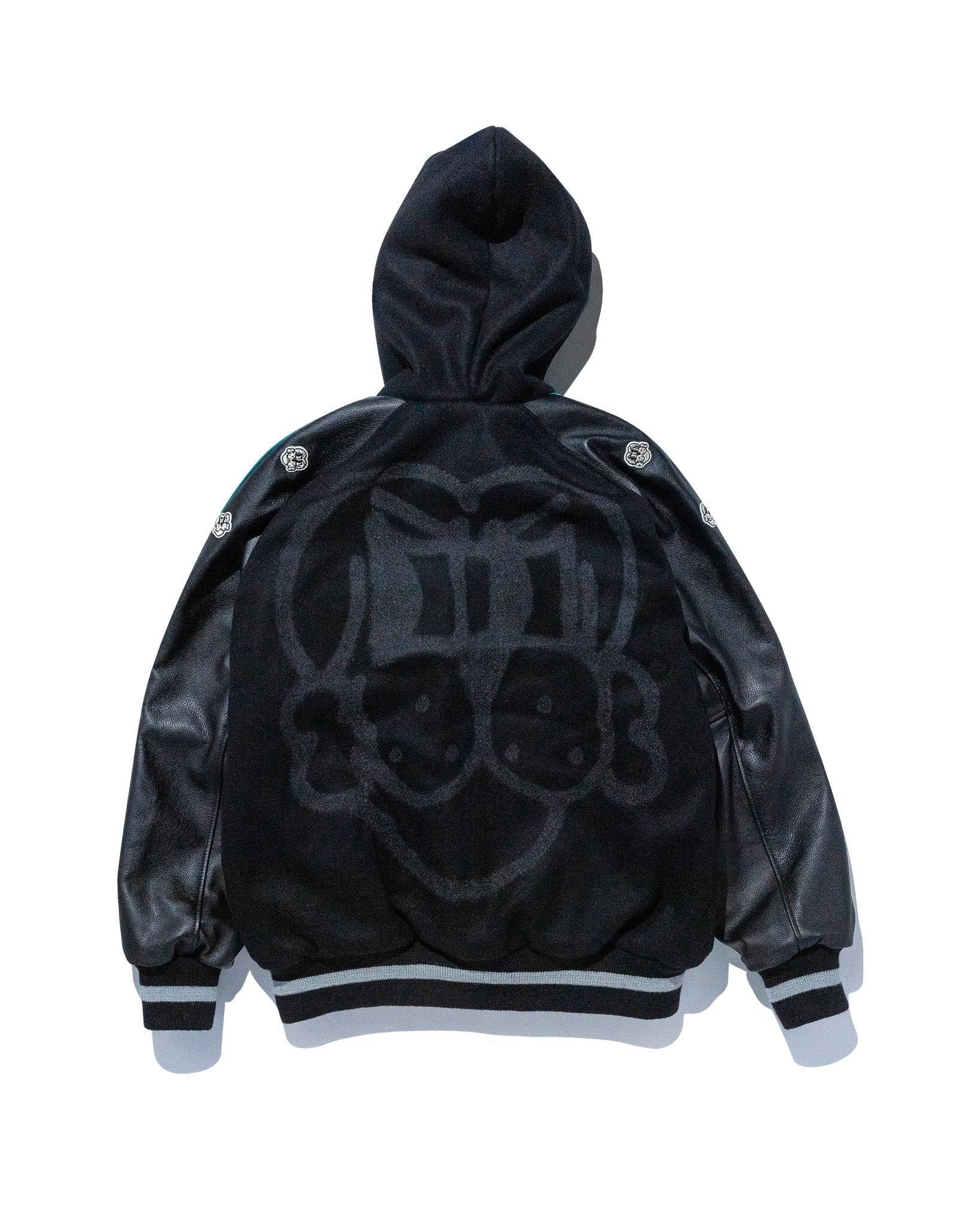 COIN VARSITY JACKET w/ JADE GREEN LEATHER – chito.international