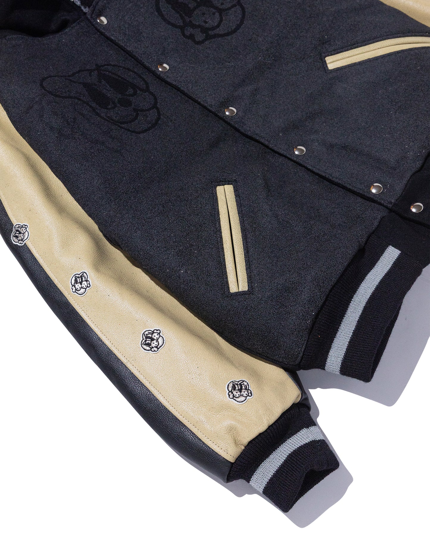 COIN VARSITY JACKET W/ VEGAS GOLD LEATHER