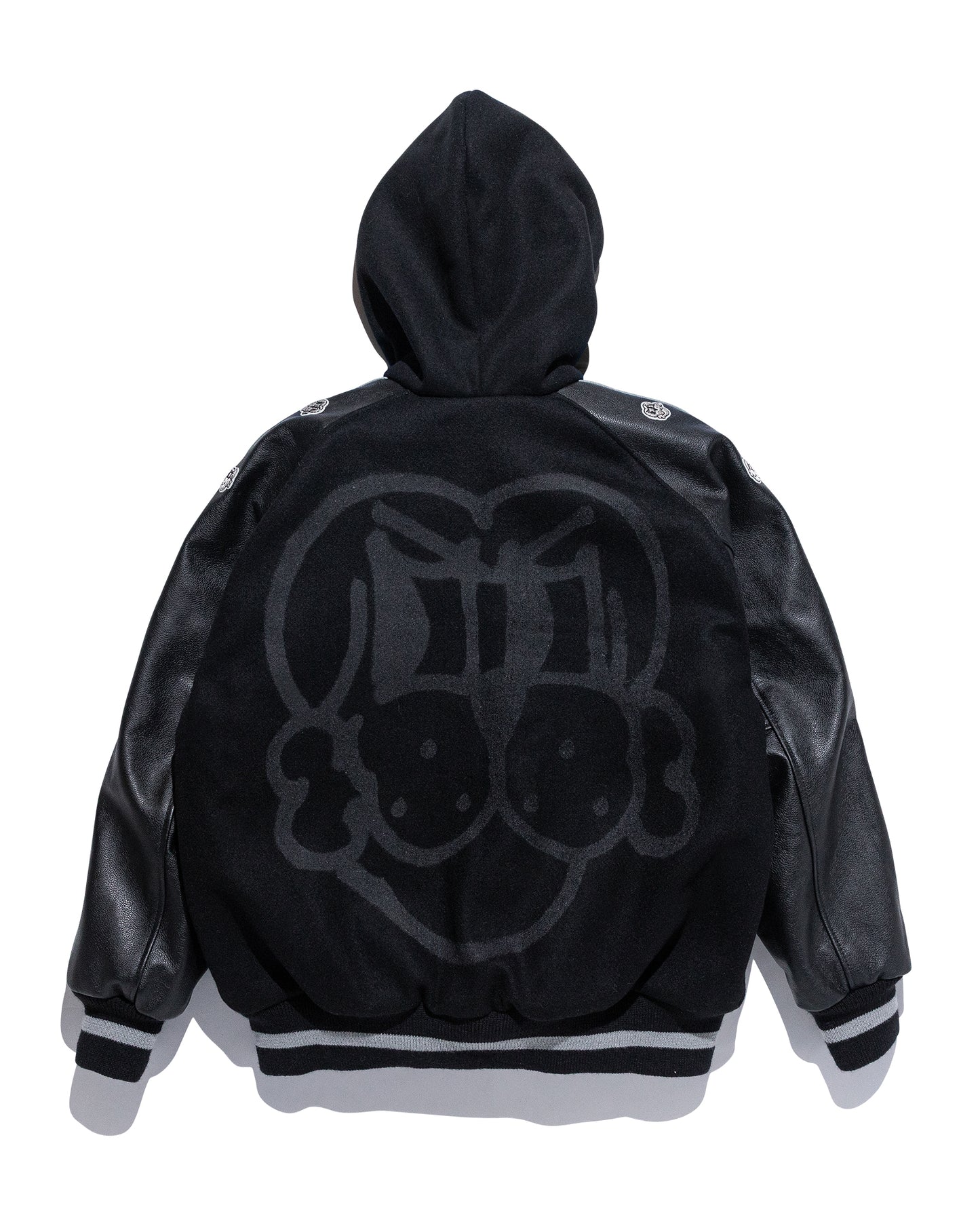 COIN VARSITY JACKET w/ GREY LEATHER
