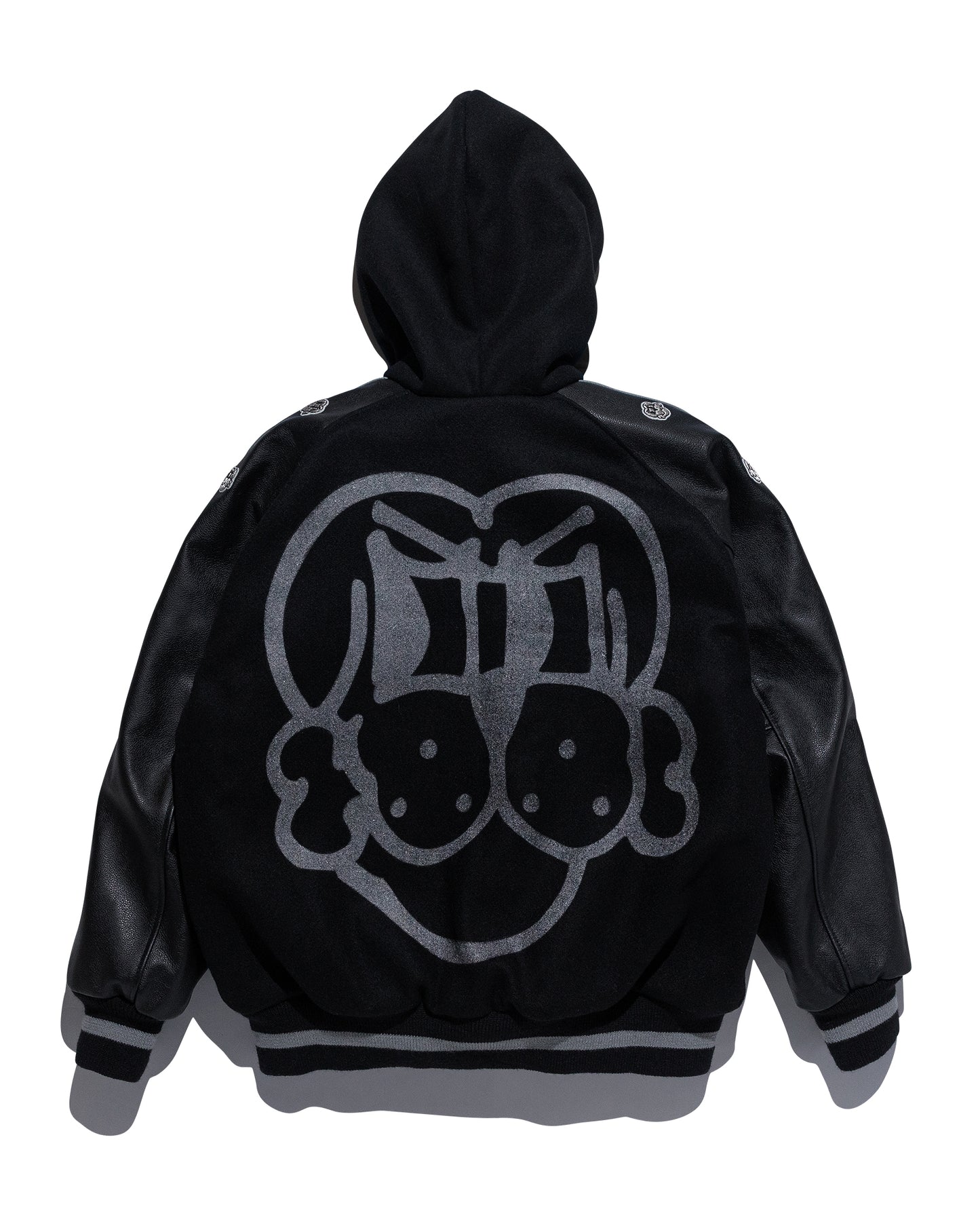 COIN VARSITY JACKET w/ GREY LEATHER