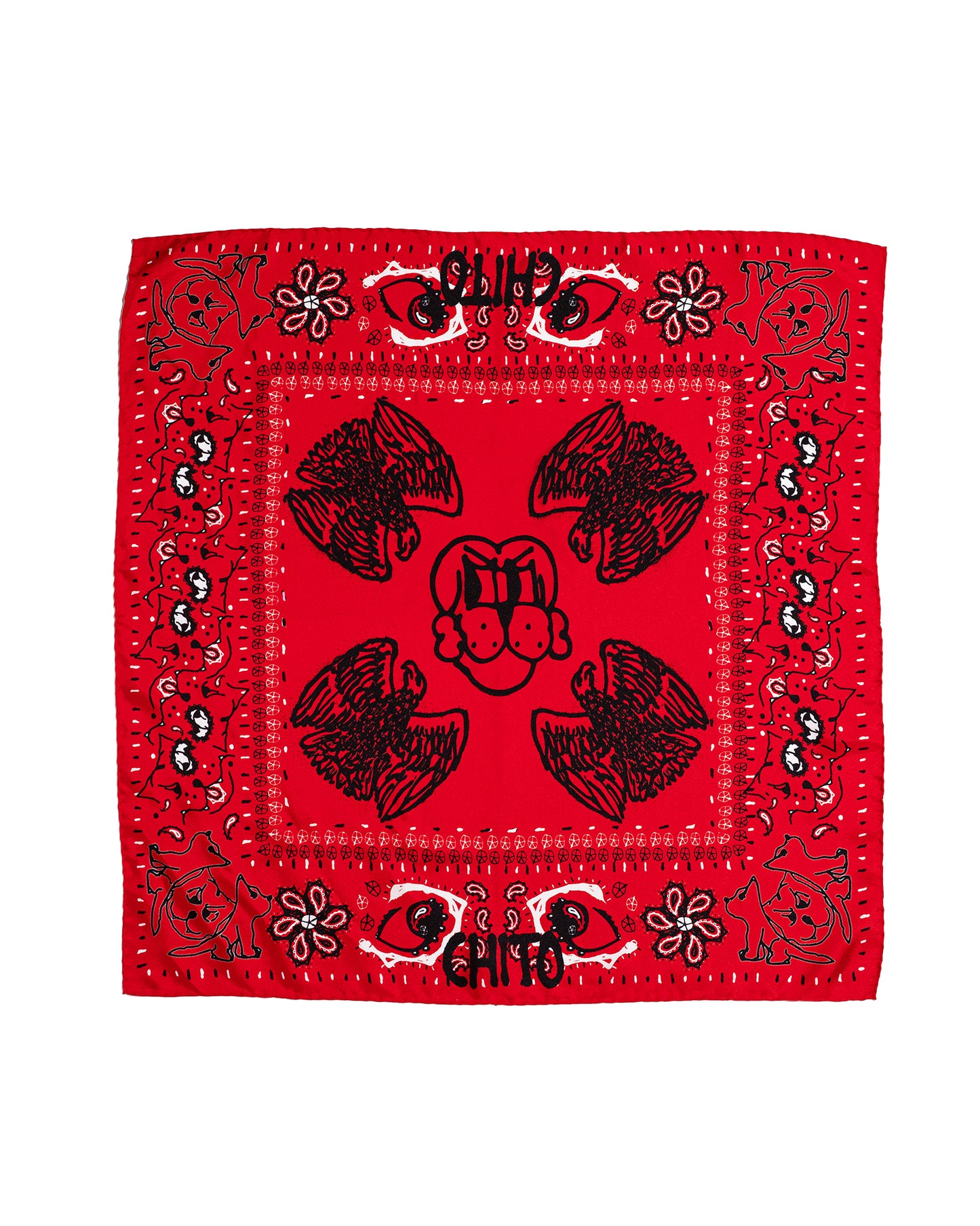 FINESSE EAGLE BANDANA RED