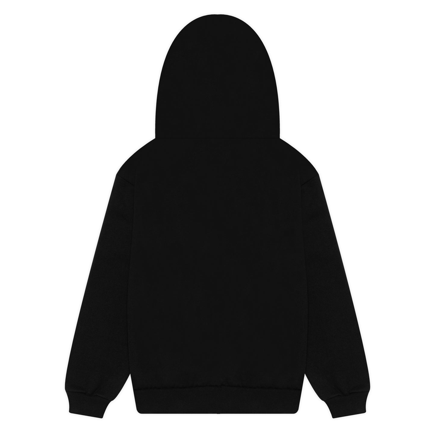 HAND-STITCHED PUNK PATCH FULL ZIP HOODIE
