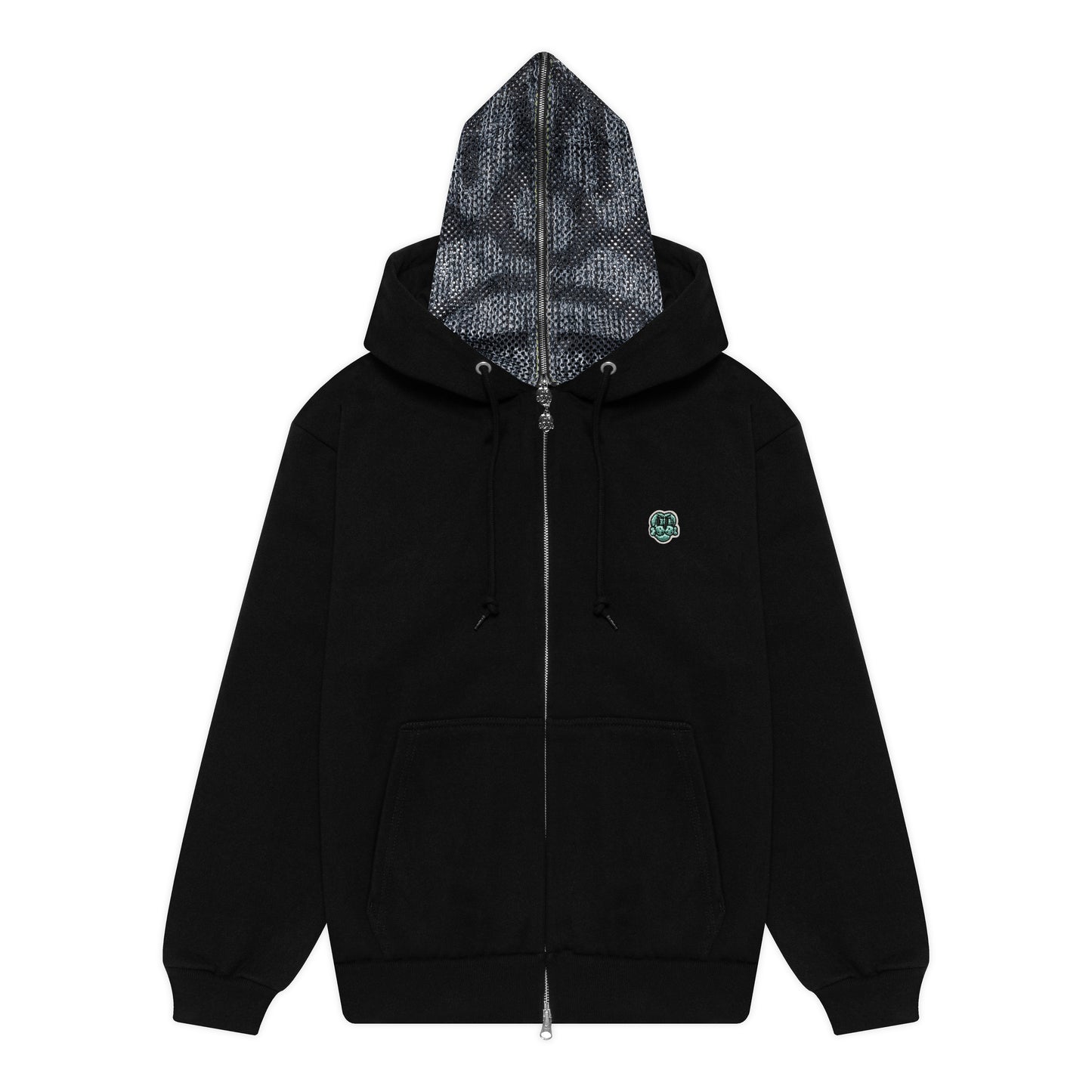 CLOWN MESH ZIP HOODIE