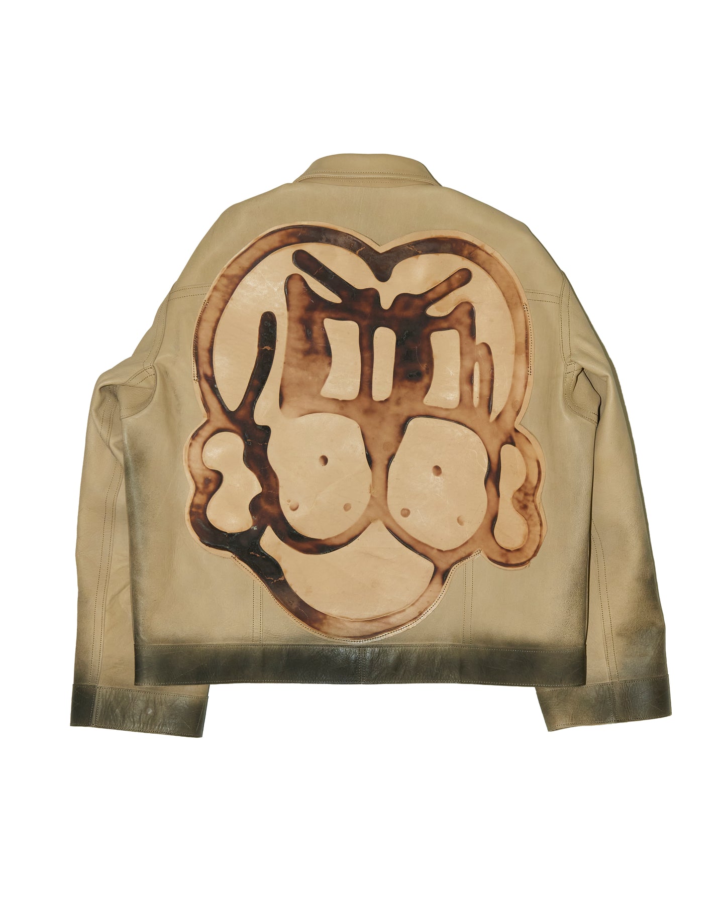 'HUB' COW LEATHER JACKET