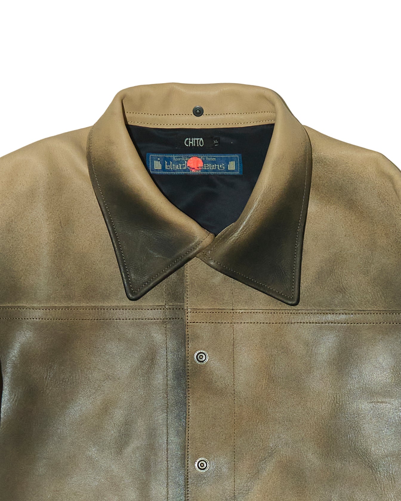 'HUB' COW LEATHER JACKET