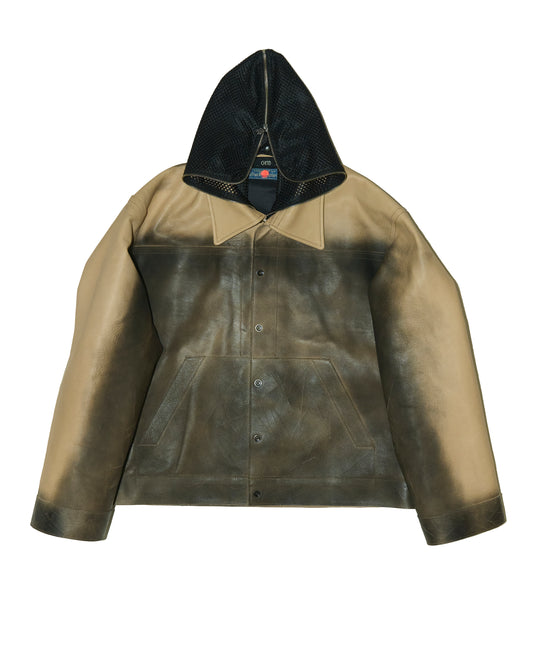 'ZEREH' COW LEATHER JACKET