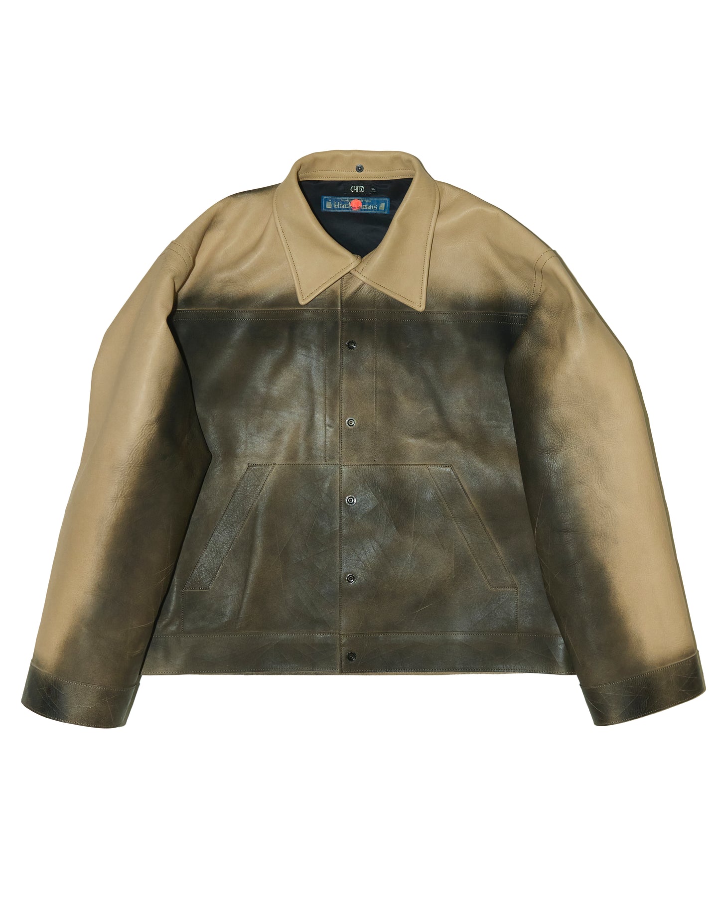 'ZEREH' COW LEATHER JACKET
