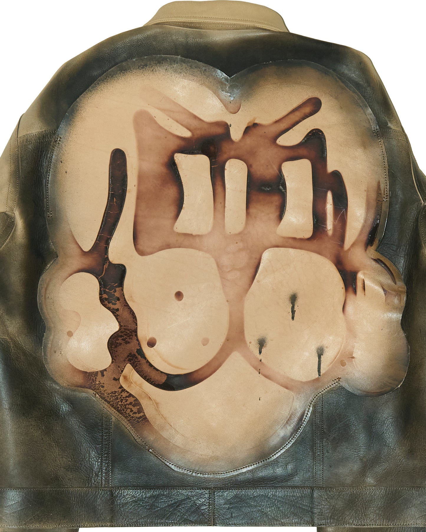 'ZEREH' COW LEATHER JACKET