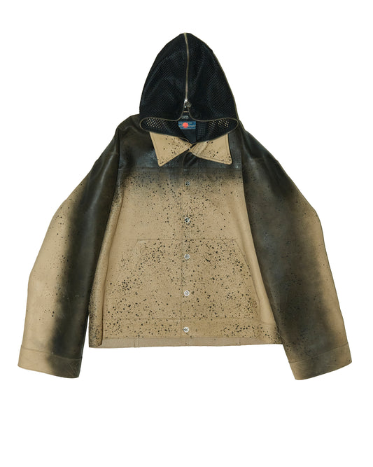 'DEE-RAH' COW LEATHER JACKET