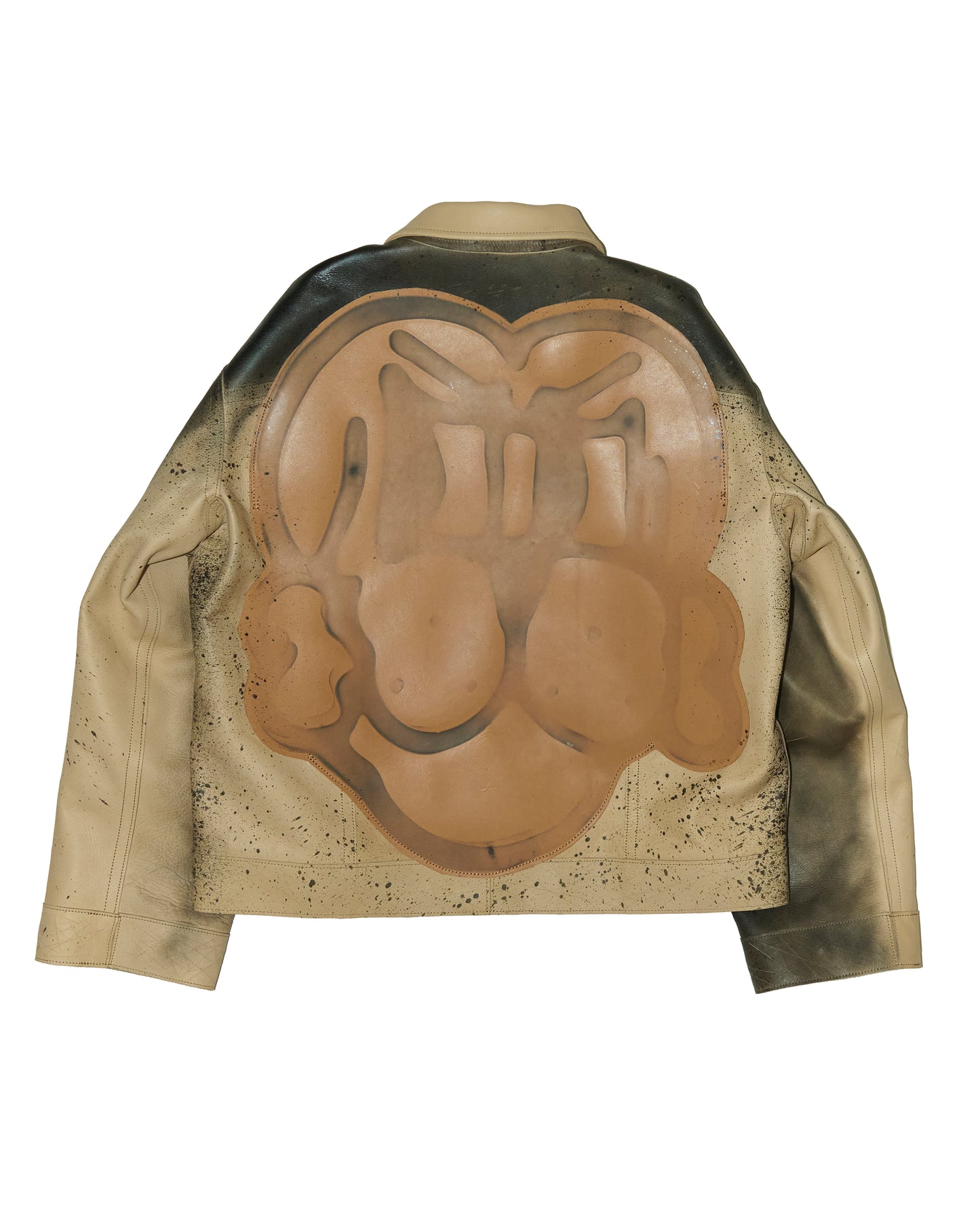 'DEE-RAH' COW LEATHER JACKET