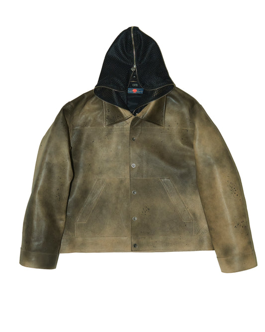 'RÜSTUNG' COW LEATHER JACKET