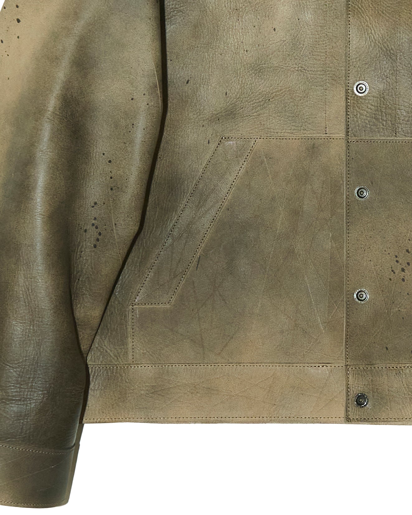 'RÜSTUNG' COW LEATHER JACKET