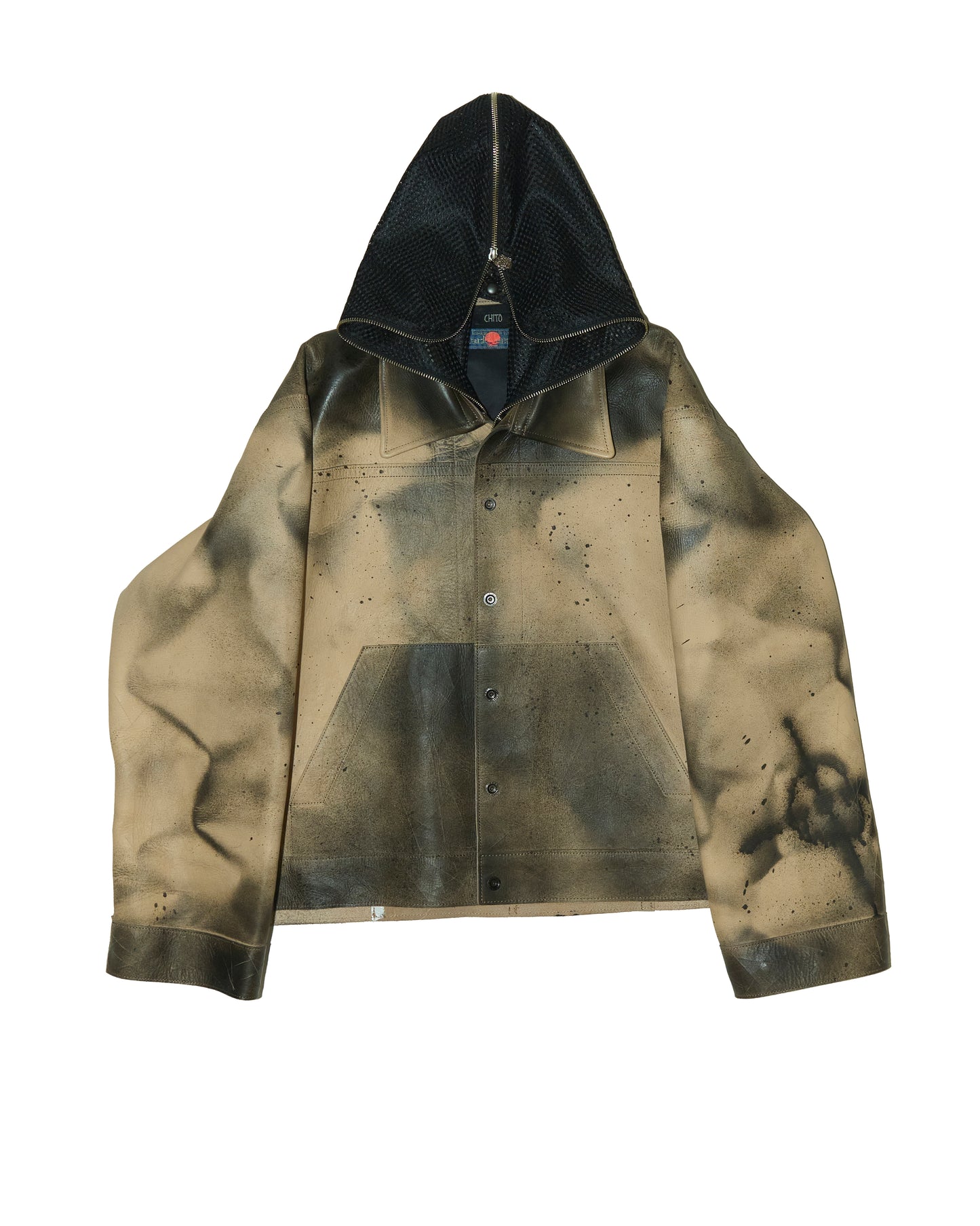 'KAVACH' COW LEATHER JACKET