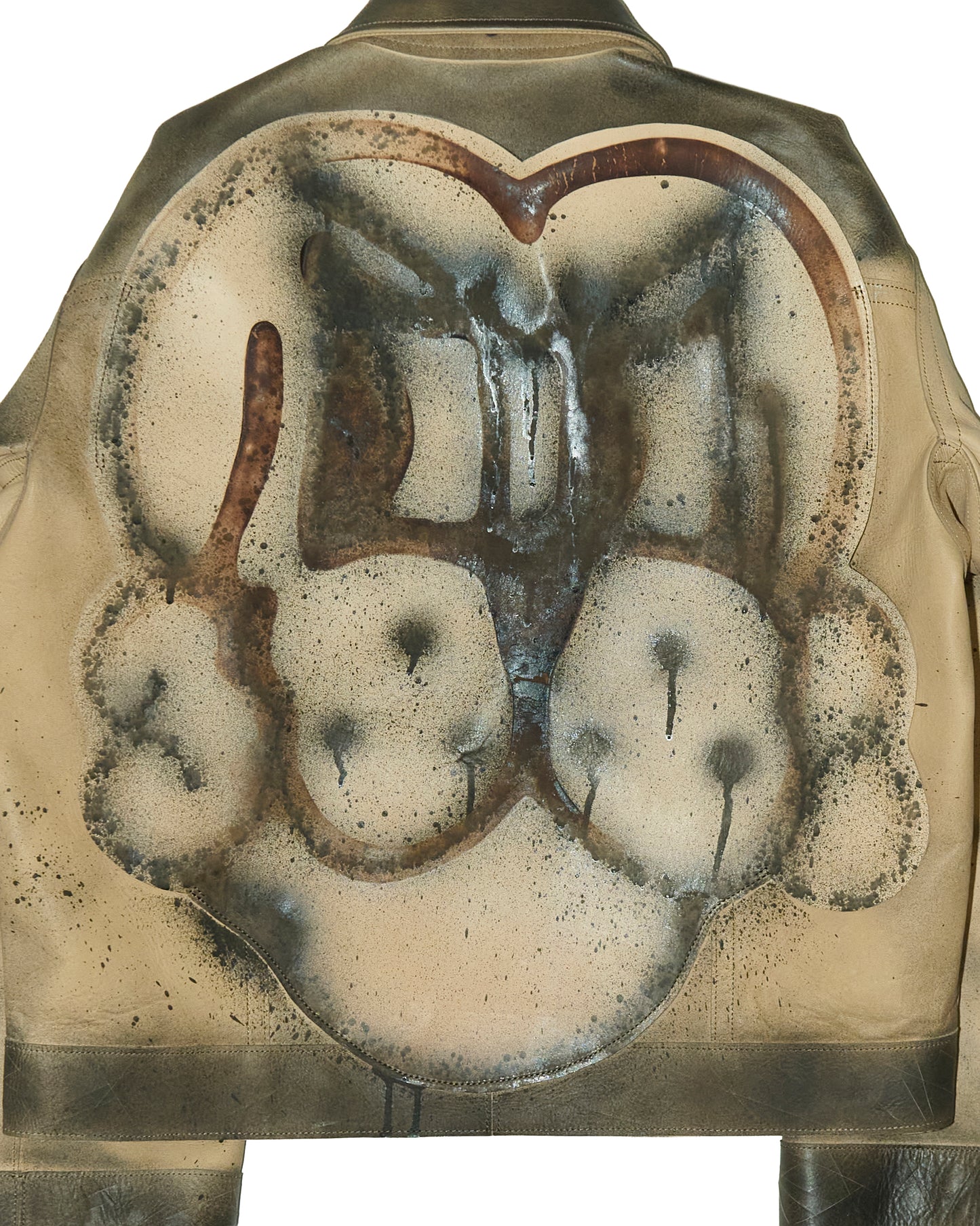 'KAVACH' COW LEATHER JACKET