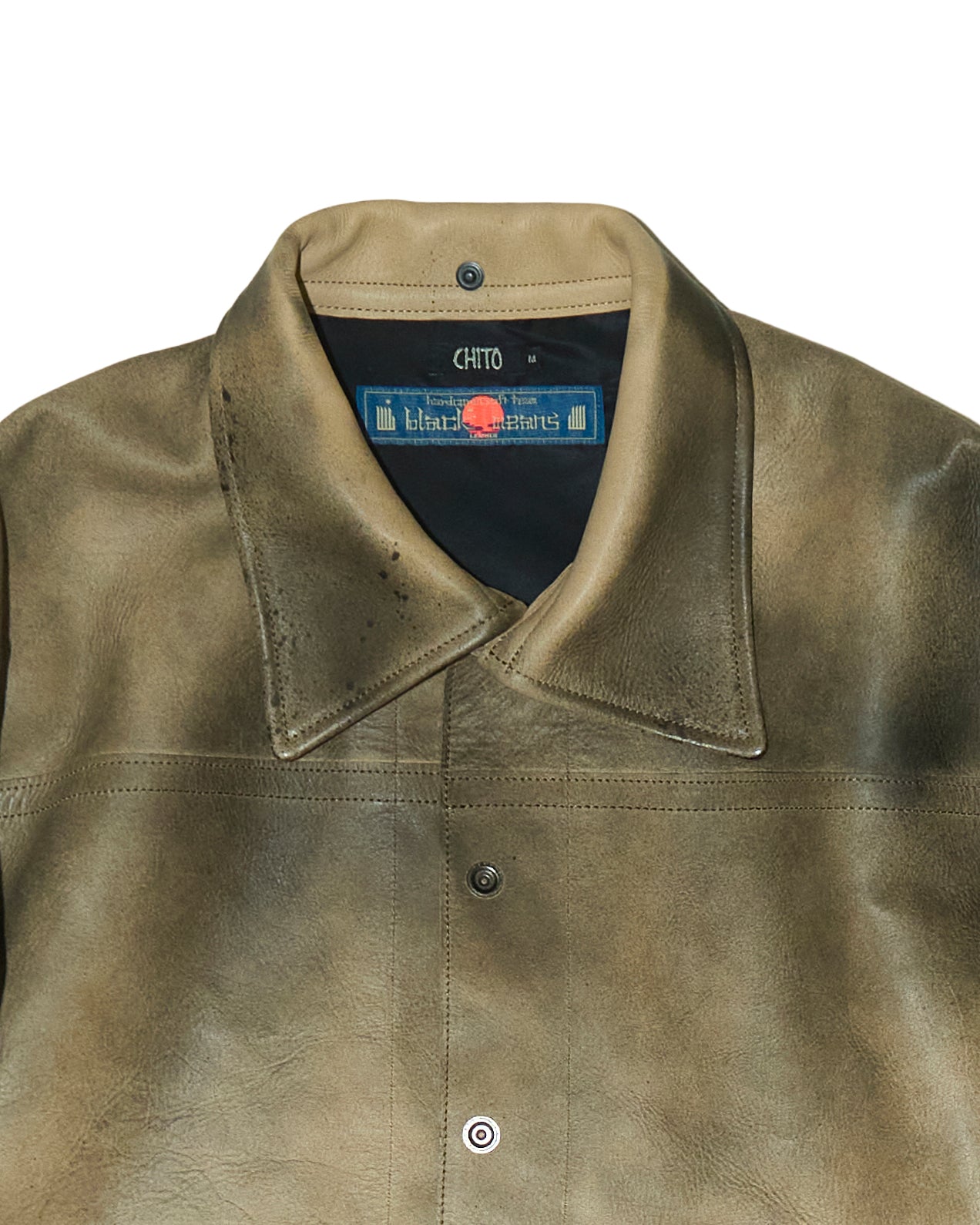 'ZIRH' COW LEATHER JACKET
