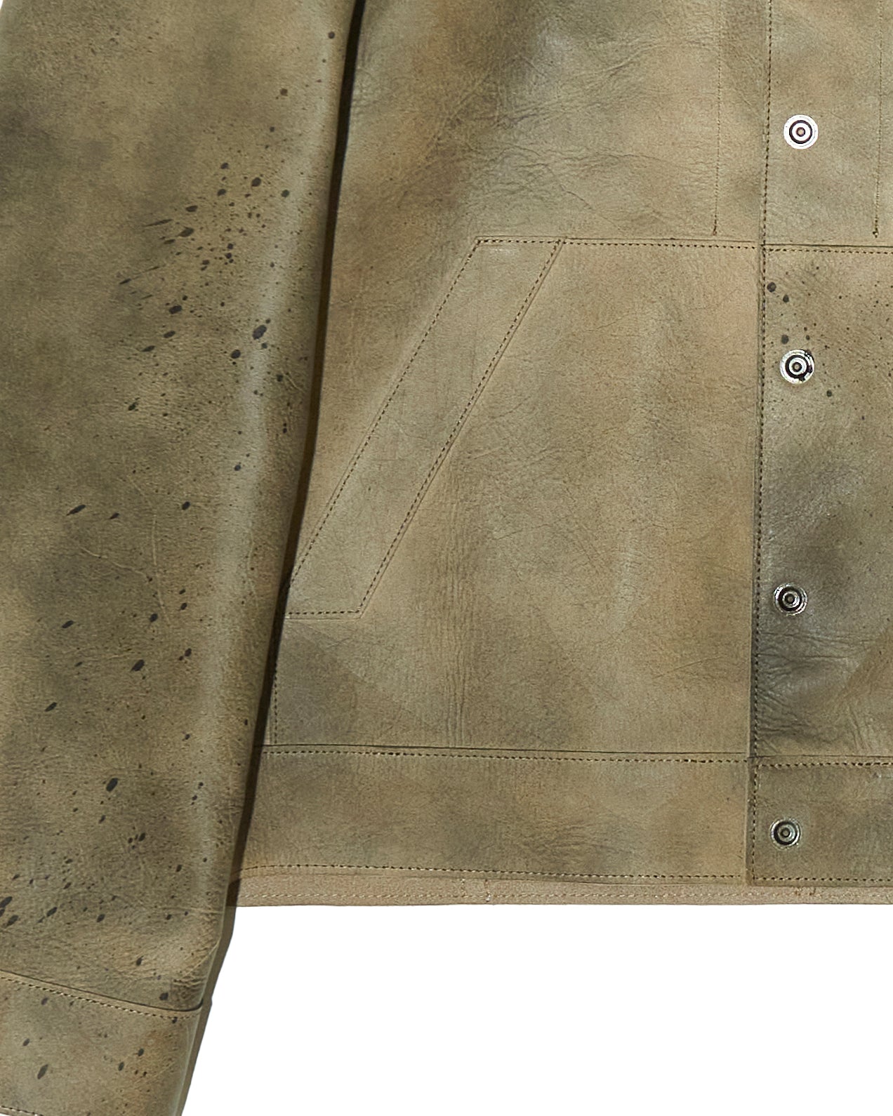 'ZIRH' COW LEATHER JACKET