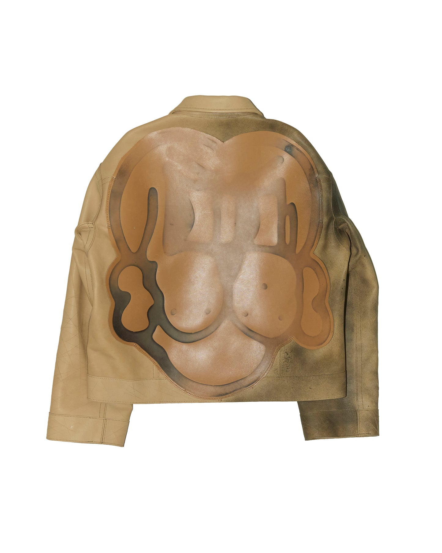 'PANSSARI' COW LEATHER JACKET
